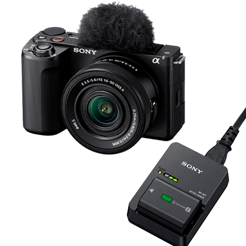 CÁMARA SONY ZV-E10 II + LENTE 16-50MM + CARGADOR CÁMARA SONY ZV-E10 II + LENTE 16-50MM + CARGADOR