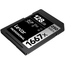 MEMORIA SD LEXAR PRO V60 128GB 250MBPS
