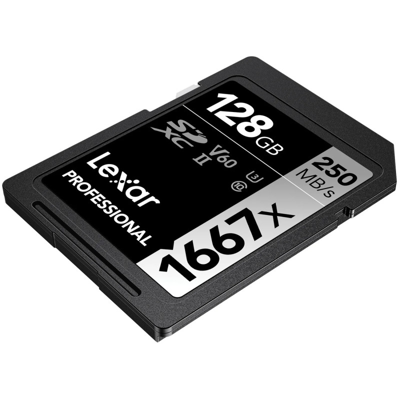 MEMORIA SD LEXAR PRO V60 128GB 250MBPS MEMORIA SD LEXAR PRO V60 128GB 250MBPS