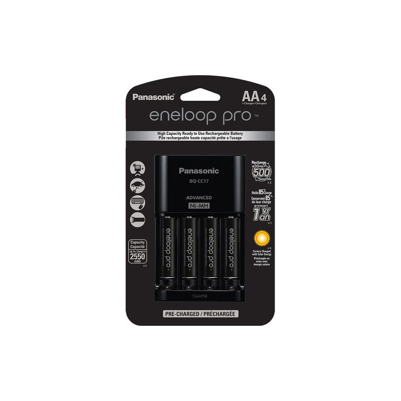 CARGADOR ENELOOP PRO BQ-CC17 2550MAH X4AA CARGADOR ENELOOP PRO BQ-CC17 2550MAH X4AA