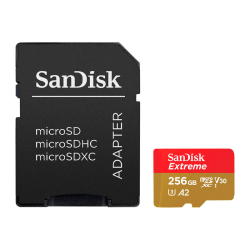 MEMORIA MICROSDXC SANDISK EXTREME UHS-I  256GB