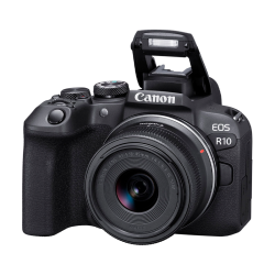 CAMARA CANON R10 + LENTE RF-S 18-45 f/4.5-6.3 IS STM