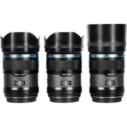KIT DE LENTES SIRUI SNIPER 23, 33 Y 56MM P/SONY