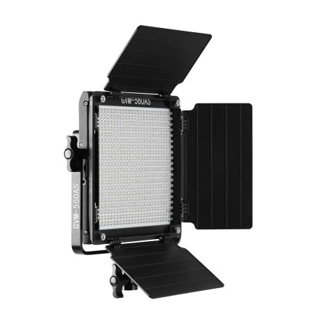 PANEL DE LUZ GVM 560AS 30W BI-COLOR + SOPORTE FLASHPOINT 2MTS