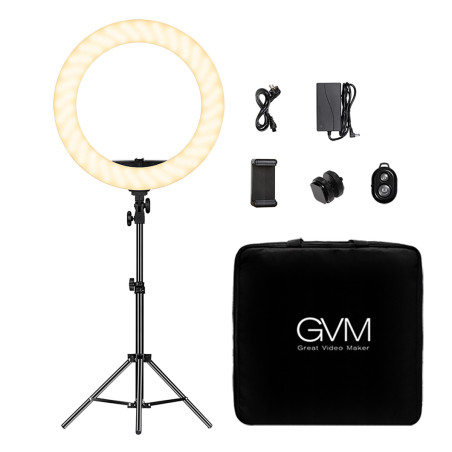 ARO DE LUZ GVM HD18S 45CM